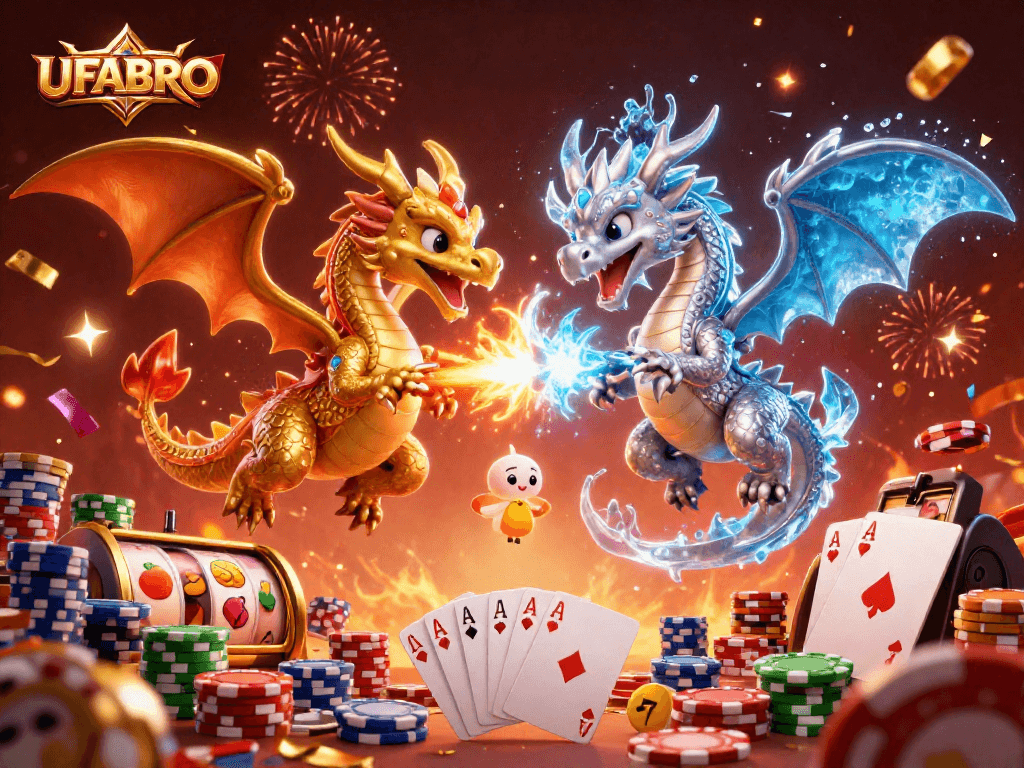 Win at UFABRO with epic slot games and thrilling casino action in a vibrant 3D scene.