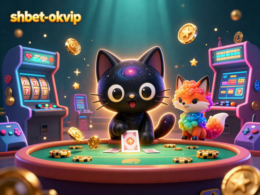 Experience thrilling gameplay at shbet-okvip with vibrant cosmic casino elements and engaging characters.