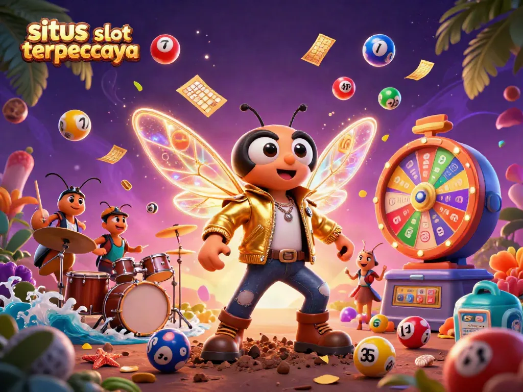 Experience the excitement of situs slot gacor terpercaya with vibrant gaming elements and energetic characters.