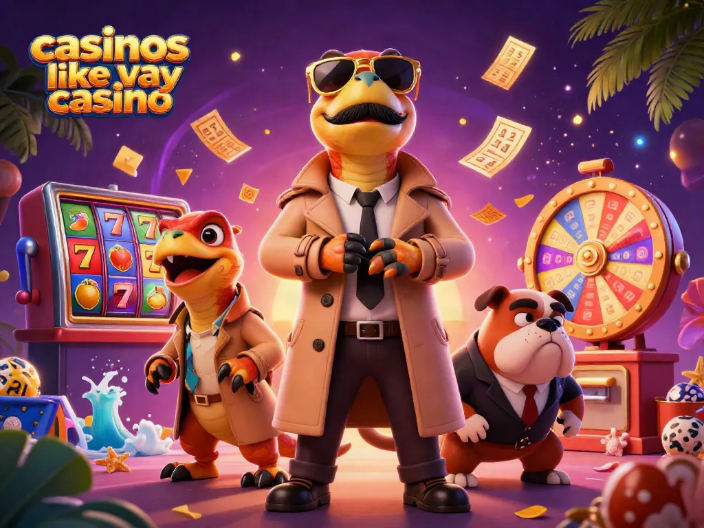 Engage with exciting casinos like yay casino featuring three raptors in a trench coat trying to enter a VIP casino.
