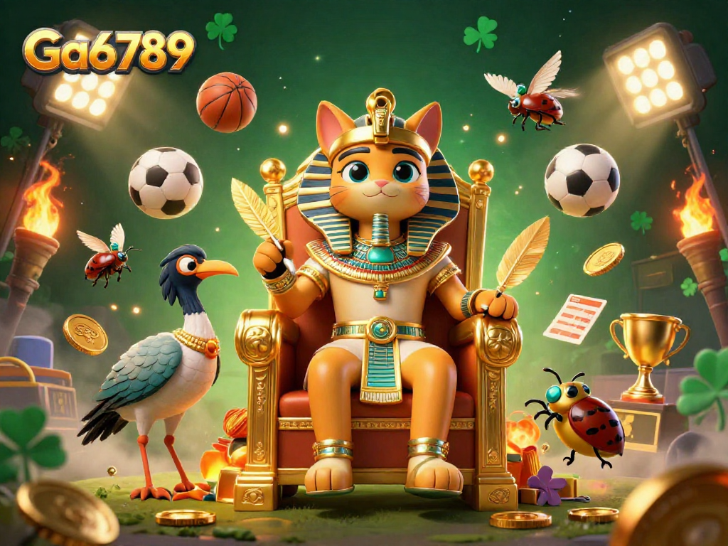 Experience exhilarating sports action with Ga6789 featuring vibrant characters and dynamic betting elements.