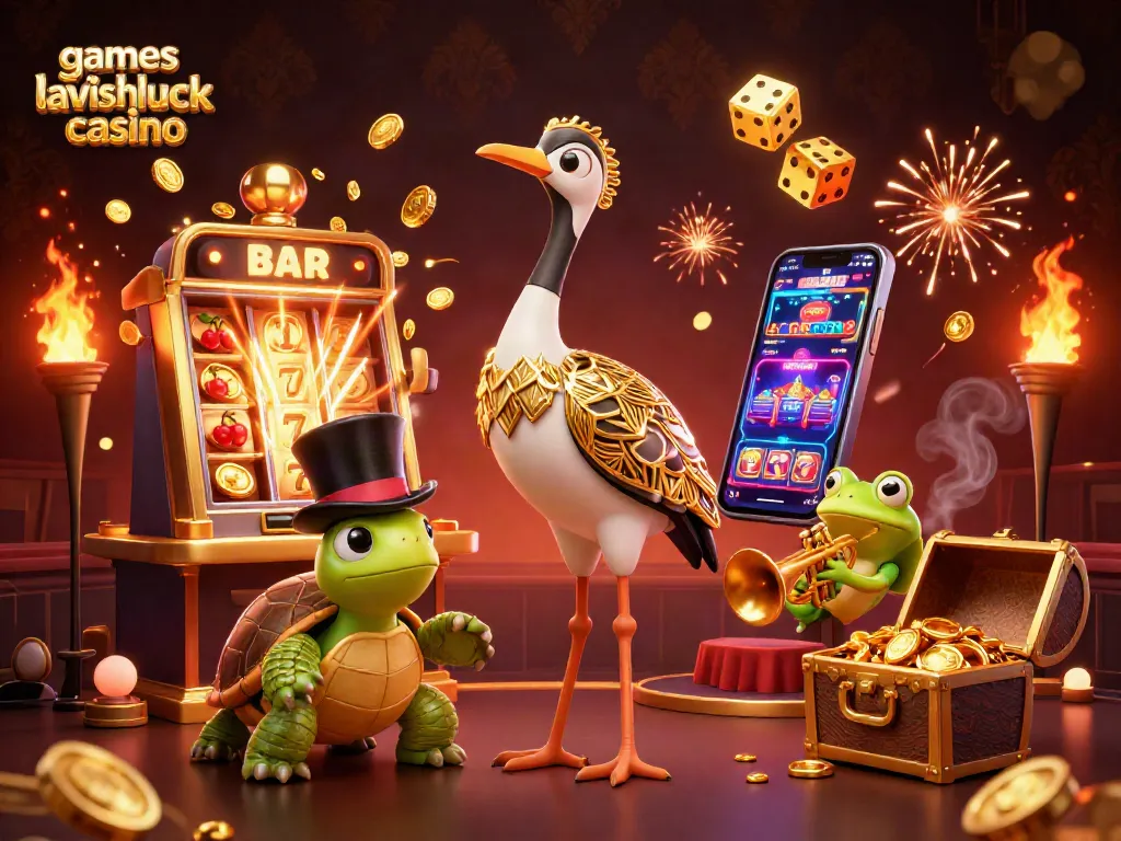 Experience thrilling games like Lavish Luck Casino with vibrant characters and exciting jackpot visuals.