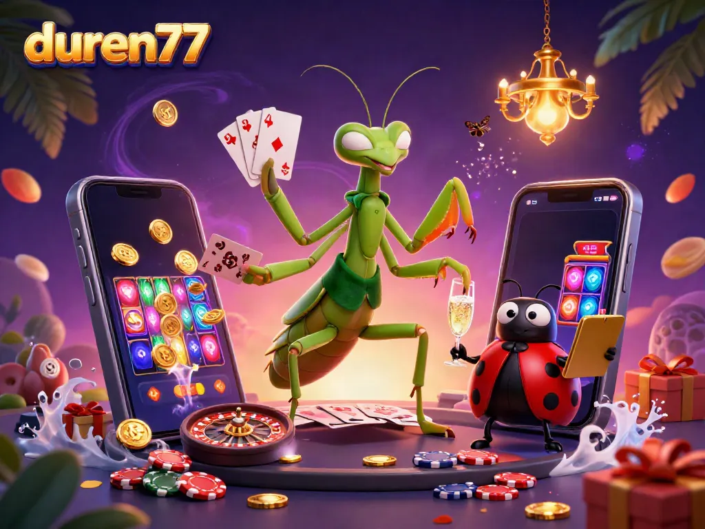 Mainan slot DUREN77 terinspirasi dari slot gacor dengan suasana kasino yang kaya dan menyenangkan.