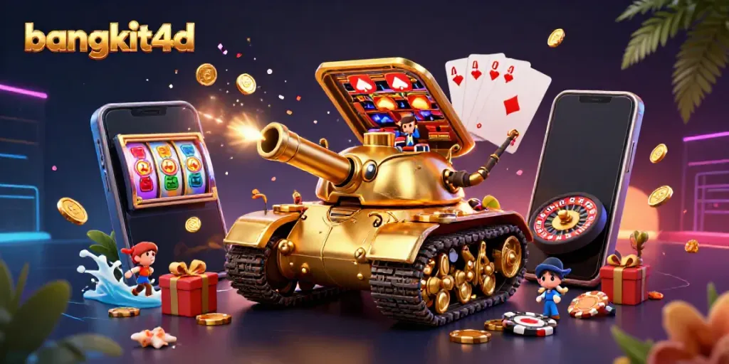 Menangkan permainan di bangkit4d dengan pengalaman kasino mini yang mengesankan dan atraksi slot yang menawan.