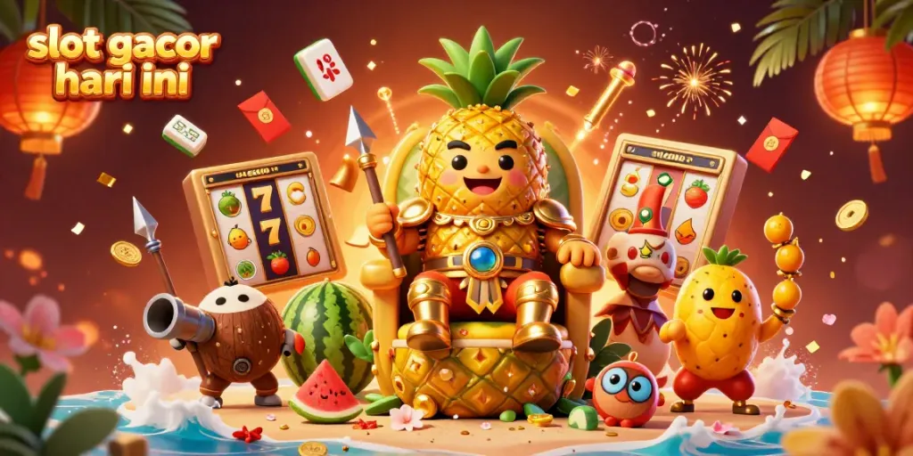 Engage with thrilling slot gacor hari ini action featuring vibrant characters and casino elements.
