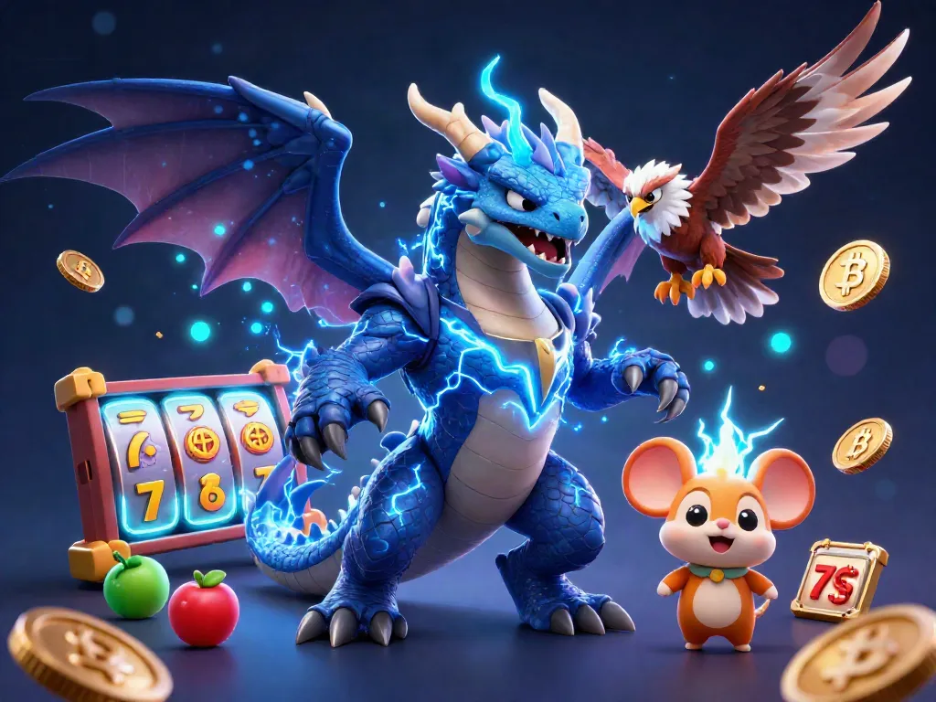 Experience thrilling gameplay at our crypto casino with vibrant characters and engaging game elements.