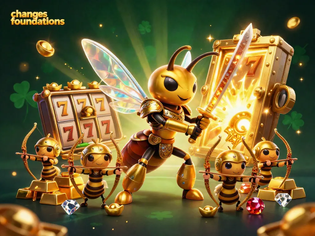 Experience thrilling gameplay with changesfoundations in this dynamic casino illustration.