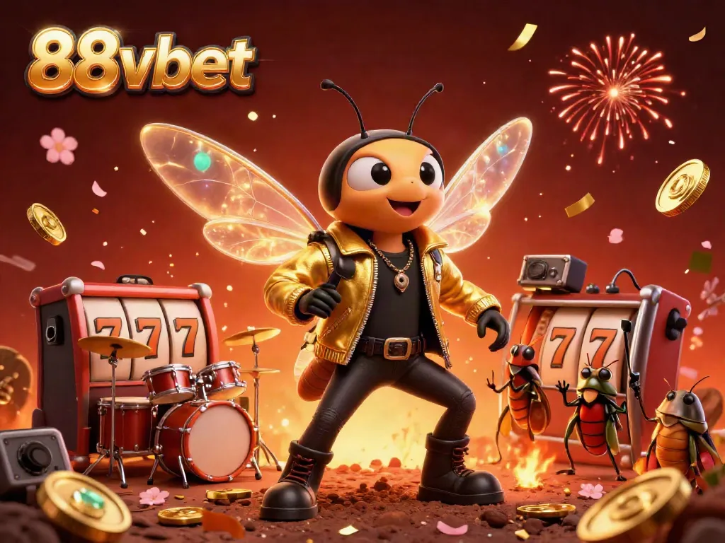 Engage with 88vbet's lively 3D casino scene showcasing electrifying gameplay amidst vibrant celebrations.
