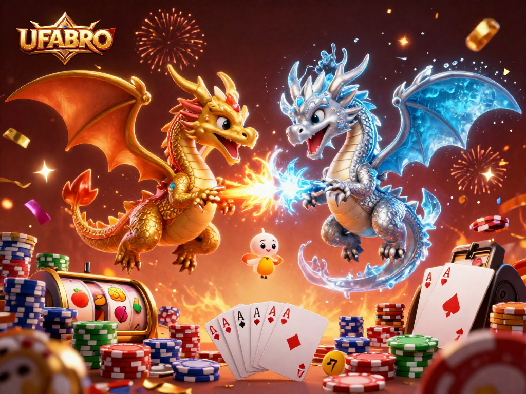 Win at UFABRO with epic slot games and thrilling casino action in a vibrant 3D scene.