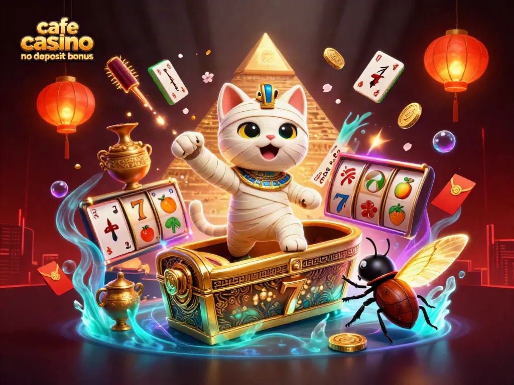 Experience the excitement of the cafe casino no deposit bonus with thrilling gaming scenes and stunning visuals.
