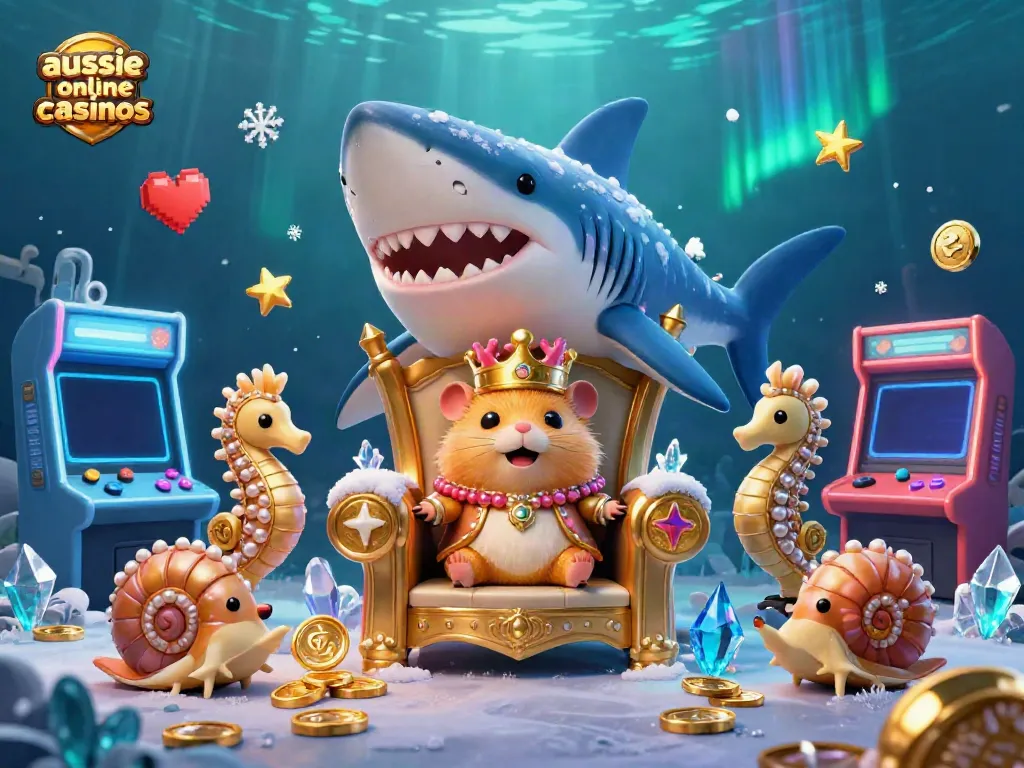 Experience thrilling gameplay with colorful elements featuring aussie online casinos, reflecting excitement and fun.