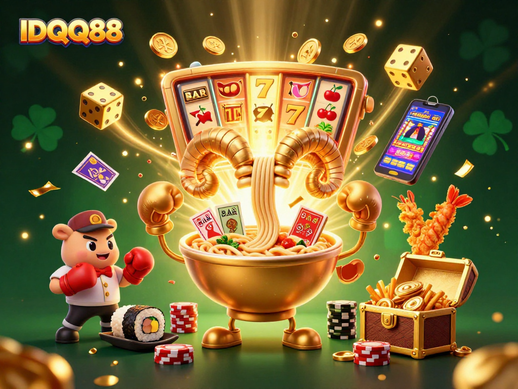 Engage in thrilling gameplay on IDQQ88 with vibrant, dynamic characters and exciting casino elements.