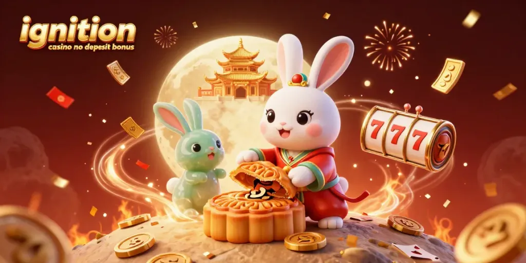 Win big at ignition casino no deposit bonus with a vibrant, whimsical celestial casino theme.