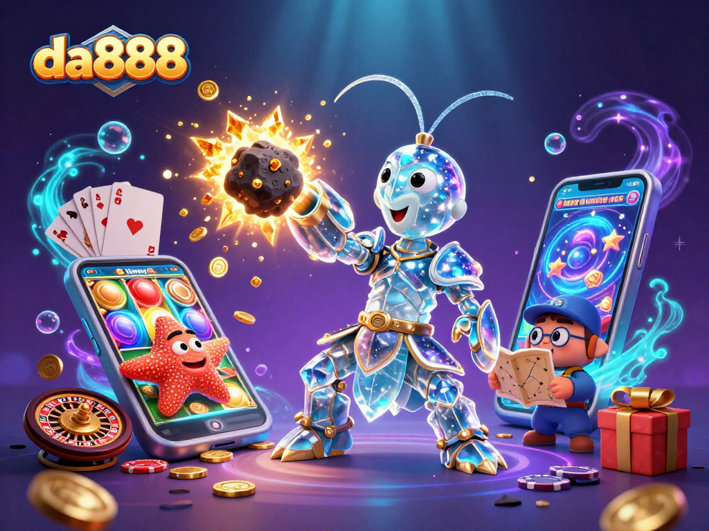 Play exciting games with da888 as a galactic samurai punches through cosmic coins and gems!