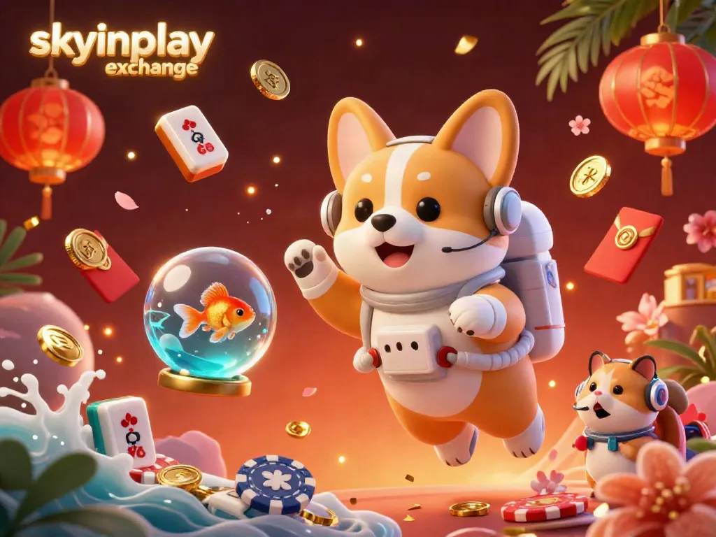 Experience thrilling adventures with skyinplay exchange through vibrant gaming elements in a playful cosmic setting.