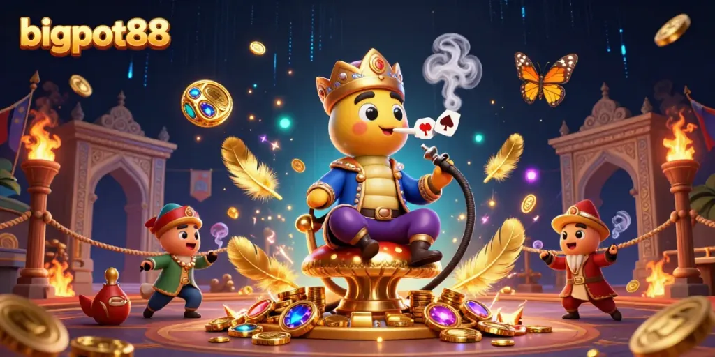 Gambarkan peluang menang dengan bigpot88 di ilustrasi kasino yang menawan.