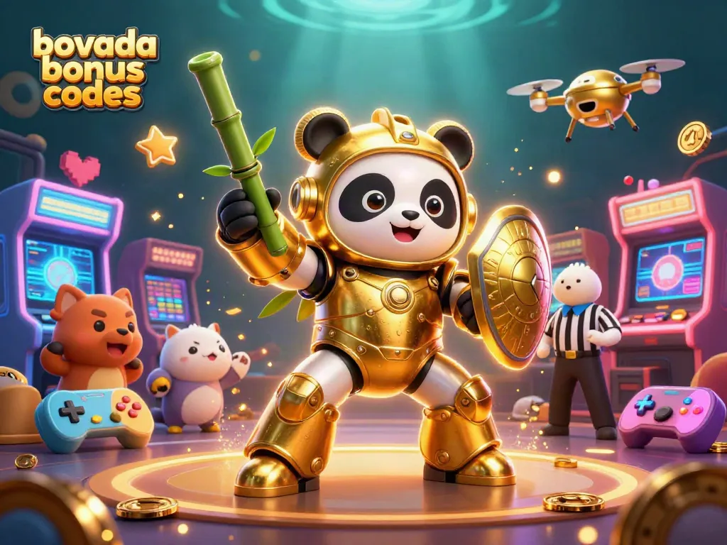 Engage with bovada bonus codes in an exciting 3D casino battle scene filled with vibrant animations.